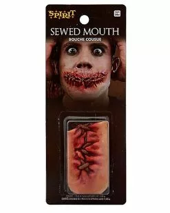 Sewn Mouth Appliance 7 Sewn Mouth Appliance -Spirit Halloween Shop 01467224 c