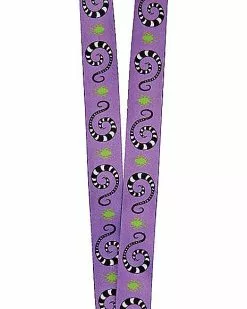 Beetlejuice Showtime Lanyard -Spirit Halloween Shop 01467307 e