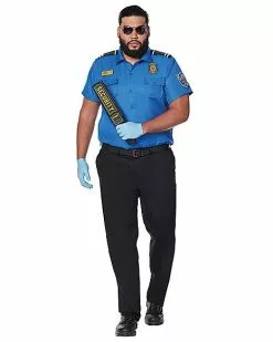 Adult Airport Security Plus Size Costume