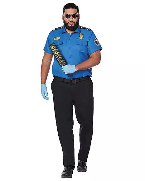 Adult Airport Security Plus Size Costume 3 Adult Airport Security Plus Size Costume