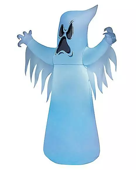 4 Ft LED Ghost Inflatable Decoration 4 4 Ft LED Ghost Inflatable Decoration - Image 2