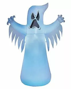 4 Ft LED Ghost Inflatable Decoration 10 4 Ft LED Ghost Inflatable Decoration -Spirit Halloween Shop 01476217 c