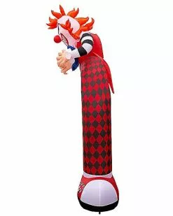 12 Ft LED Scary Clown Archway Inflatable Decoration 11 12 Ft LED Scary Clown Archway Inflatable Decoration -Spirit Halloween Shop 01476605 d