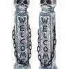 21 Inch Welcome Tombstone Pillars 2 21 Inch Welcome Tombstone Pillars -Spirit Halloween Shop 01483163 a