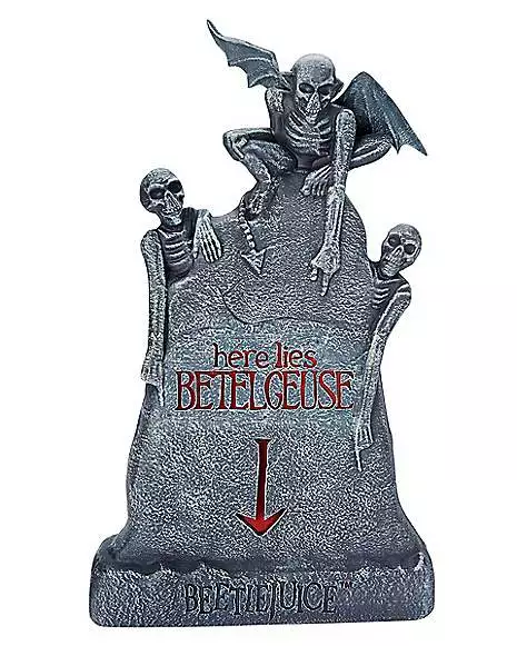 LED Here Lies Beetlejuice Tombstone 4 LED Here Lies Beetlejuice Tombstone - Image 2