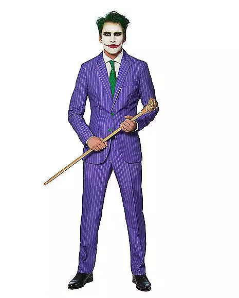 Adult The Joker Plus Size Suit - Batman 3 Adult The Joker Plus Size Suit - Batman
