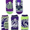 Beetlejuice Ankle Socks - 5 Pair 2 Beetlejuice Ankle Socks - 5 Pair -Spirit Halloween Shop 01494590 a