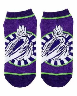 Beetlejuice Ankle Socks - 5 Pair 12 Beetlejuice Ankle Socks - 5 Pair -Spirit Halloween Shop 01494590 e