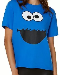 Adult Cookie Monster T Shirt - Sesame Street 8 Adult Cookie Monster T Shirt - Sesame Street -Spirit Halloween Shop 01496322 c