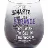 Be The Strange Stemless Glass - 22 Oz. 1 Be The Strange Stemless Glass - 22 Oz. -Spirit Halloween Shop 01499128 a