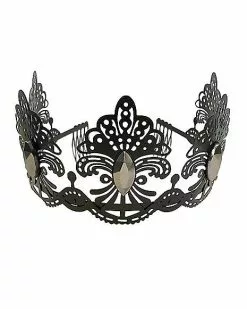 Black Filigree Crown