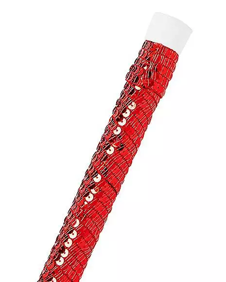 Red Sequin Cane 4 Red Sequin Cane - Image 2