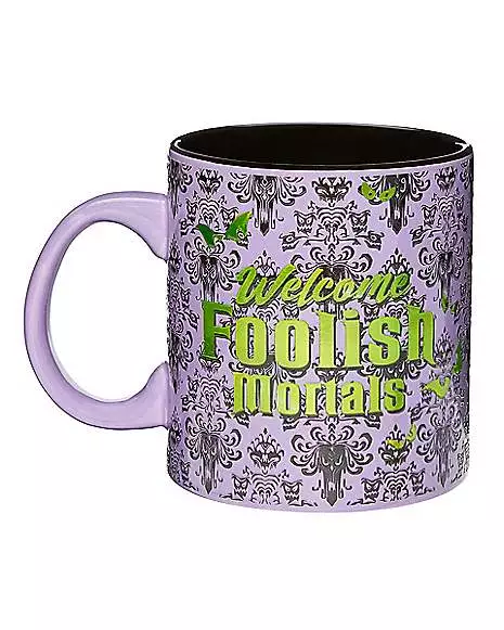 Welcome Foolish Mortals Coffee Mug 20 Oz. - The Haunted Mansion 3 Welcome Foolish Mortals Coffee Mug 20 Oz. - The Haunted Mansion
