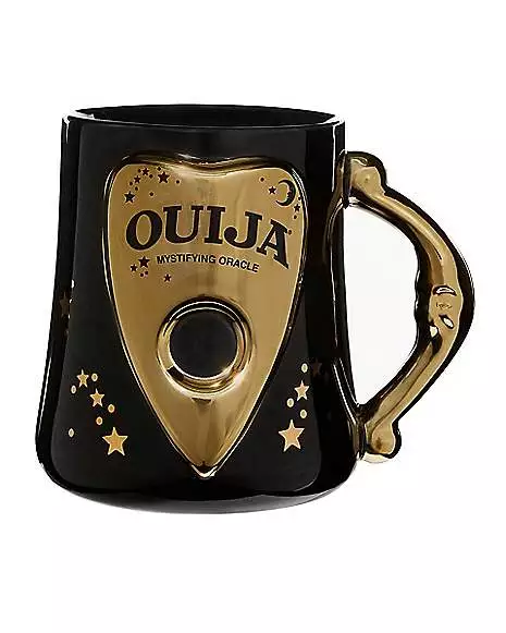 Black And Gold Ouija Molded Coffee Mug - 23 Oz. 3 Black And Gold Ouija Molded Coffee Mug - 23 Oz.