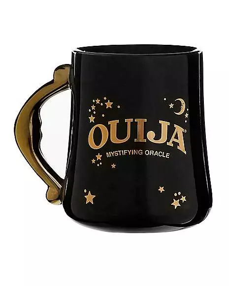 Black And Gold Ouija Molded Coffee Mug - 23 Oz. 4 Black And Gold Ouija Molded Coffee Mug - 23 Oz. - Image 2