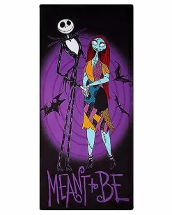 Jack And Sally Door Cover - The Nightmare Before Christmas