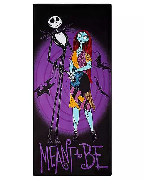 Jack And Sally Door Cover - The Nightmare Before Christmas 3 Jack And Sally Door Cover - The Nightmare Before Christmas