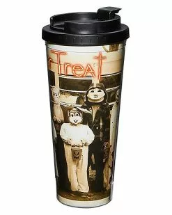 School Bus Trick 'r Treat Travel Cup 7 School Bus Trick 'r Treat Travel Cup -Spirit Halloween Shop 01515287 c