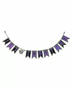 Light-Up It's Showtime Beetlejuice Banner 8 Light-Up It's Showtime Beetlejuice Banner -Spirit Halloween Shop 01517390 c