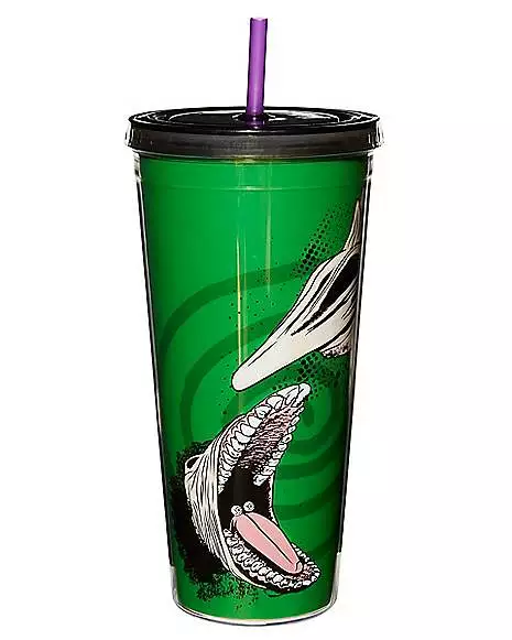 We're Dead Beetlejuice Cup With Straw 3 We're Dead Beetlejuice Cup With Straw