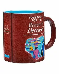 Recently Deceased Coffee Mug 20 Oz. - Beetlejuice -Spirit Halloween Shop 01517465 c