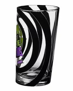 Slanted Beeetlejuice Glass 7 Slanted Beeetlejuice Glass -Spirit Halloween Shop 01517606 c