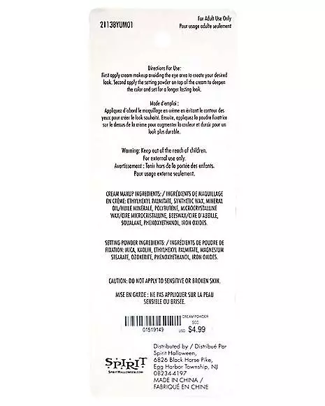 Black Cream Makeup And Setting Powder 5 Black Cream Makeup And Setting Powder - Image 3