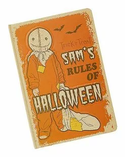 Sam Rules Of Halloween Journal - Trick 'r Treat 7 Sam Rules Of Halloween Journal - Trick 'r Treat -Spirit Halloween Shop 01522671 b
