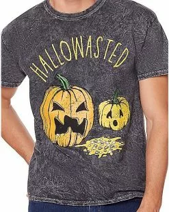 Hallowasted T Shirt -Spirit Halloween Shop 01526235 c