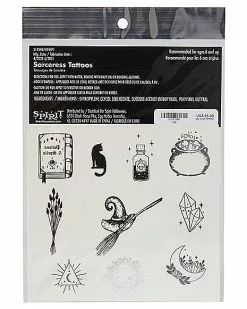 Kids Sorceress Temporary Tattoos 7 Kids Sorceress Temporary Tattoos -Spirit Halloween Shop 01527589 c