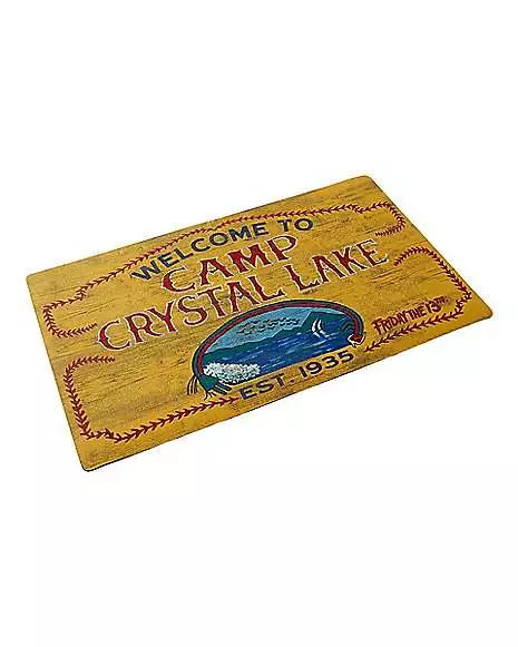 Welcome To Camp Crystal Lake Doormat - Friday The 13th 4 Welcome To Camp Crystal Lake Doormat - Friday The 13th - Image 2
