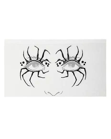Spider Face Decals 3 Spider Face Decals