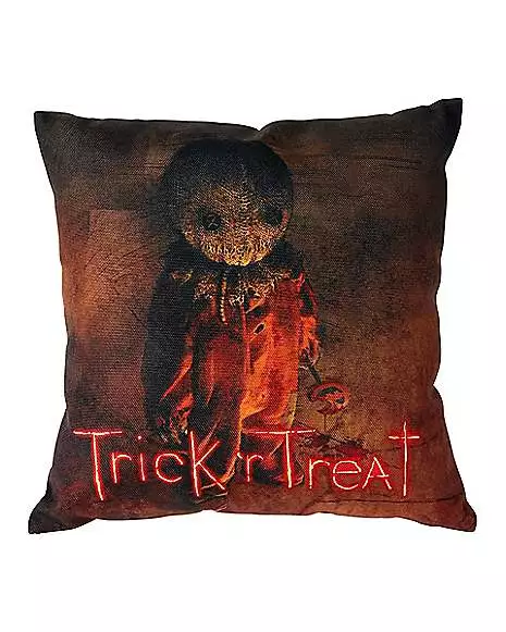 Sam Trick 'r Treat Square Pillow - Trick 'r Treat 3 Sam Trick 'r Treat Square Pillow - Trick 'r Treat