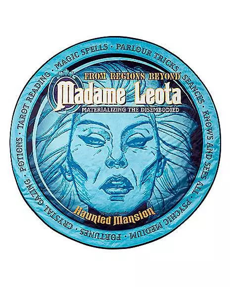 Madame Leota The Haunted Mansion Fleece Blanket - Disney 3 Madame Leota The Haunted Mansion Fleece Blanket - Disney