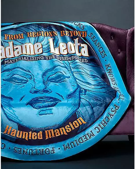Madame Leota The Haunted Mansion Fleece Blanket - Disney 6 Madame Leota The Haunted Mansion Fleece Blanket - Disney - Image 4