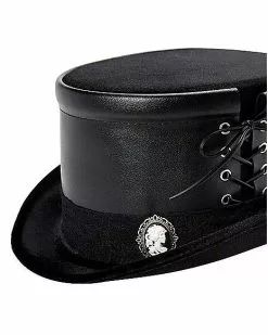 Black Gothic Top Hat -Spirit Halloween Shop 01542570 e