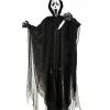 5 Ft Light-Up Ghost Face Hanging Prop - Decorations 1 5 Ft Light-Up Ghost Face Hanging Prop - Decorations -Spirit Halloween Shop 01546233 a