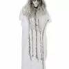 3 Ft Hanging Creepy Floating Ghost Decoration 2 3 Ft Hanging Creepy Floating Ghost Decoration -Spirit Halloween Shop 01546290 a