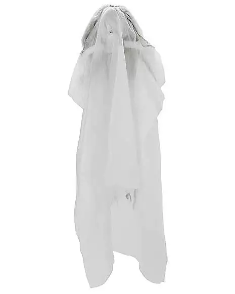 3 Ft Hanging Creepy Floating Ghost Decoration 4 3 Ft Hanging Creepy Floating Ghost Decoration - Image 2