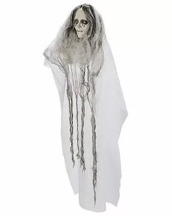 3 Ft Hanging Creepy Floating Ghost Decoration 8 3 Ft Hanging Creepy Floating Ghost Decoration -Spirit Halloween Shop 01546290 c