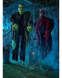 4 Ft Light-Up Hanging Vintage Monster Decoration 11 4 Ft Light-Up Hanging Vintage Monster Decoration -Spirit Halloween Shop 01546373 e