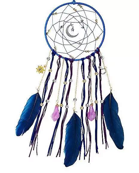 Blue And Purple Dream Catcher 4 Blue And Purple Dream Catcher - Image 2
