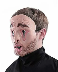 Droopy Face Half Mask 5 Droopy Face Half Mask -Spirit Halloween Shop 01548031 b