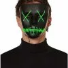 Light Up EL Wire Green Stitched Black Half Mask 1 Light Up EL Wire Green Stitched Black Half Mask -Spirit Halloween Shop 01548692 a