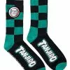 Tanjiro Kamado Crew Socks - Demon Slayer -Spirit Halloween Shop 01555895 a
