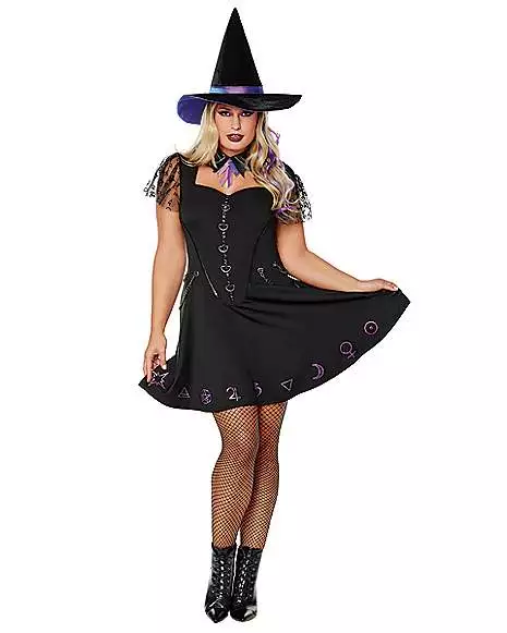 Adult Black Magic Witch Costume 3 Adult Black Magic Witch Costume