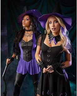 Adult Black Magic Witch Costume 7 Adult Black Magic Witch Costume -Spirit Halloween Shop 01560739 c