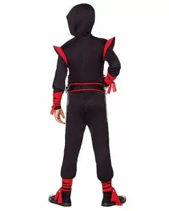 Kids Dark Ninja Costume 5 Kids Dark Ninja Costume -Spirit Halloween Shop 01560937 b