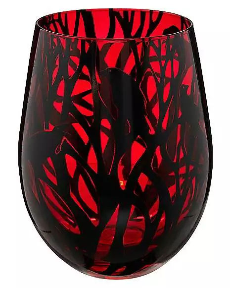 Gothic Noir Raven Stemless Glass - 18 Oz. 3 Gothic Noir Raven Stemless Glass - 18 Oz.