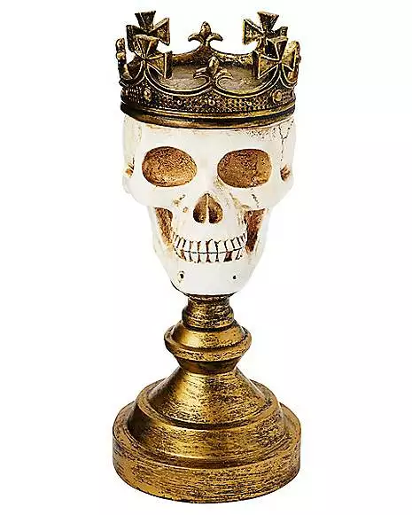 Crowned Skull Candle Holder 3 Crowned Skull Candle Holder